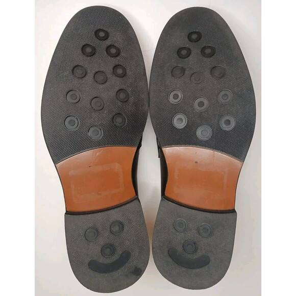 Abound Sz 12 Ortholite Eco Insole Brown Soft Faux Leather Comfort Penny Loafer - Picture 12 of 13